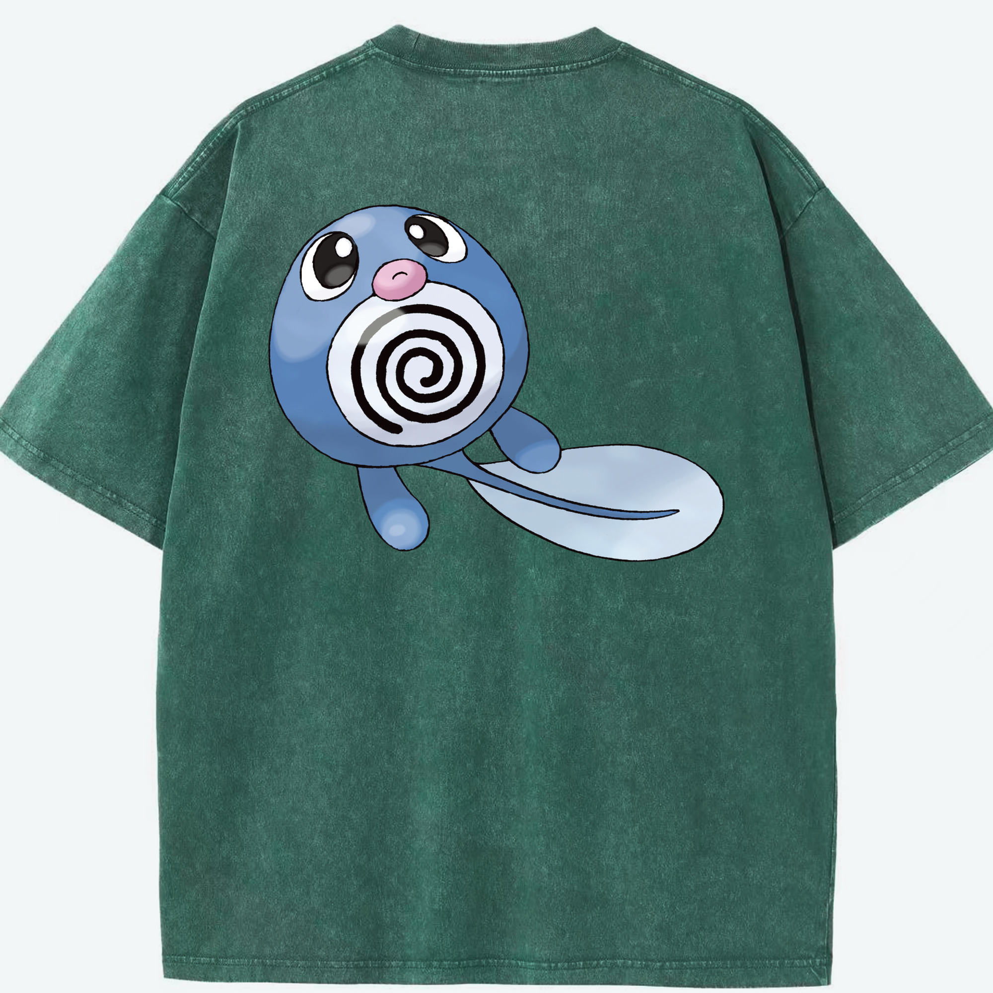 （画像用） ポケットモンスター Pokémon 綿100% ヴィンテージ風 半袖Tシャツ（背面プリント）